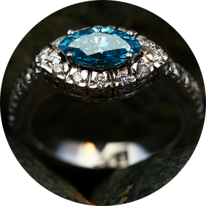 Not all coloured gemstones are suitable for engagement rings.