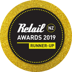 We came runner up in the Retail NZ Awards 2019!
