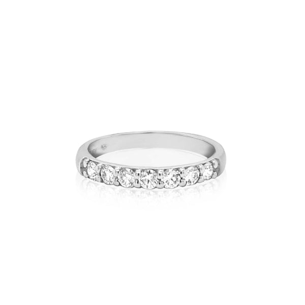 Arabella - 18ct white gold diamond band ring
