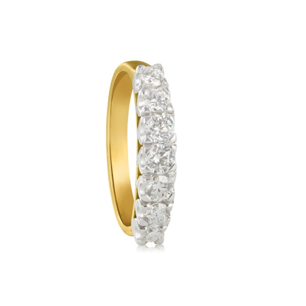 Belinda - 18ct 7 stone Diamond Anniversary ring