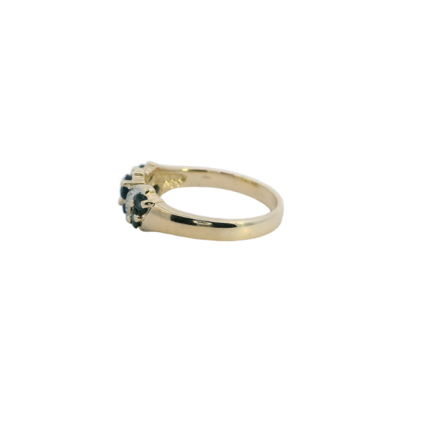 Arden - sapphire & diamond dress ring in 9ct yellow gold