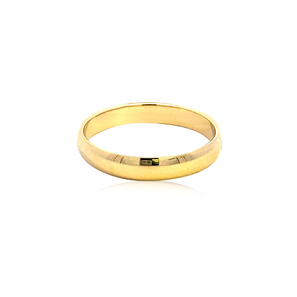 Wedder in 9ct yellow gold - 4mm