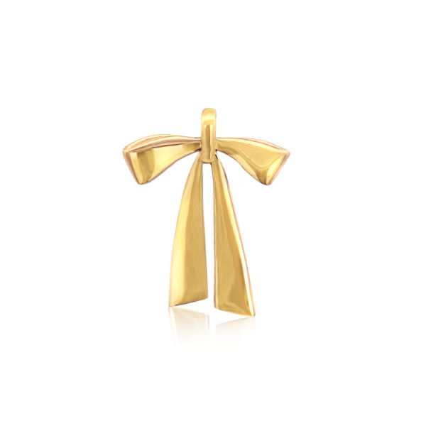 Bow pendant in 9ct yellow gold