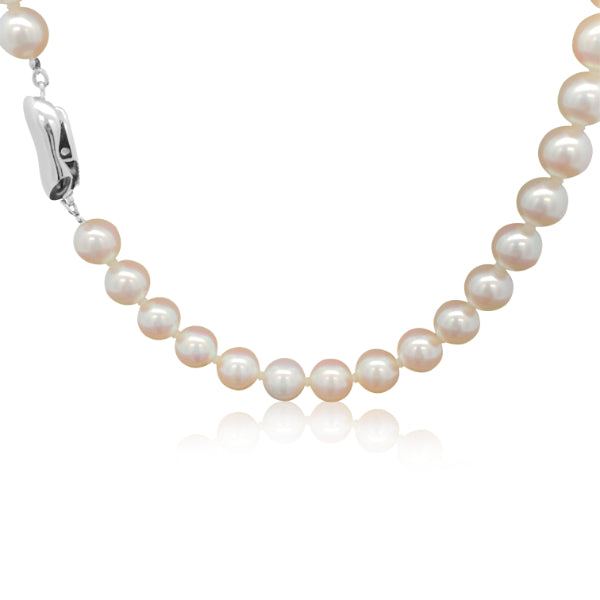 Akoya pearl strand necklace - 43cm