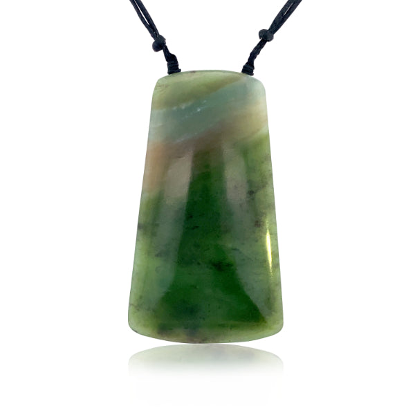 NZ pounamu greenstone toki necklace