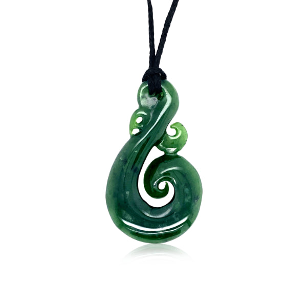 Greenstone 55mm Hook with Manaia