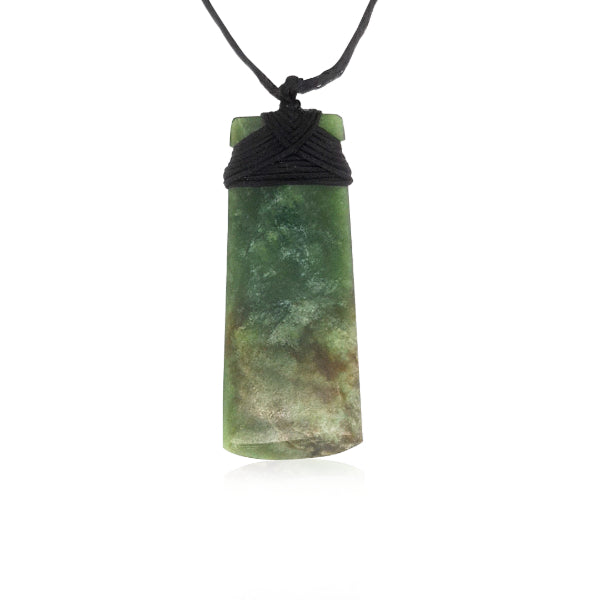 NZ pounamu greenstone toki necklace