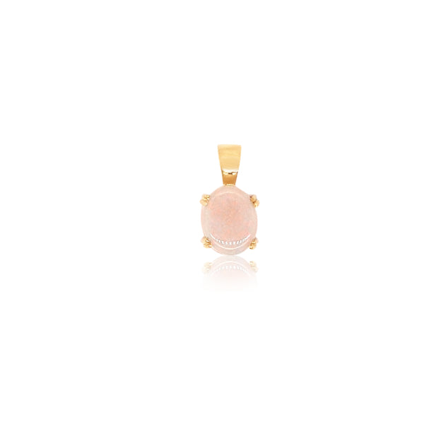 Opal Drop on 9ct fixed bale pendant