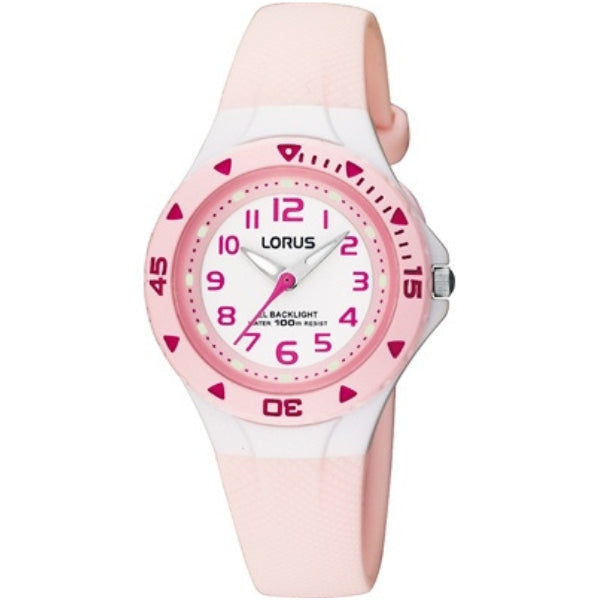 Lorus youth time teacher watch in pink