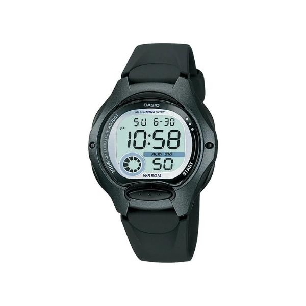 Casio quartz digital sports watch in black