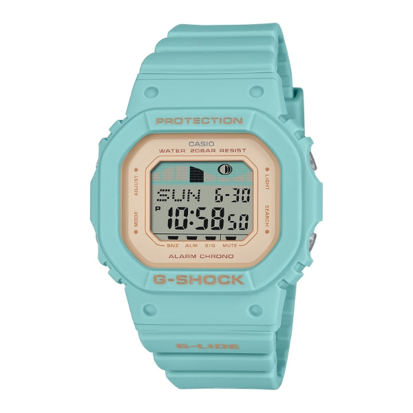 Casio women's G-Shock quartz digital watch in teal