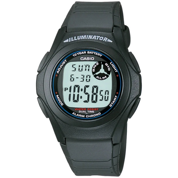 Casio men's illuminator digital quartz sports watch in black