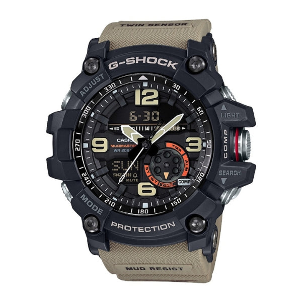 Casio men's quartz G-Shock mudmaster watch with north compass