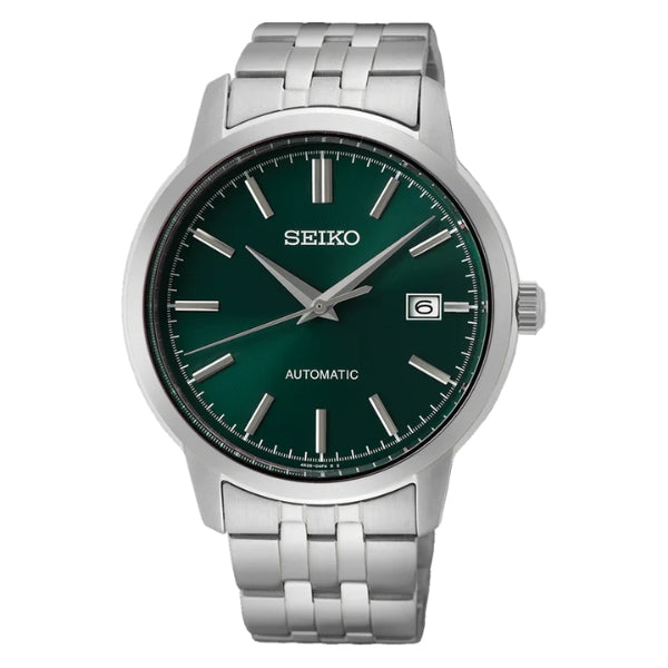 Seiko gents automatic watch with green dial