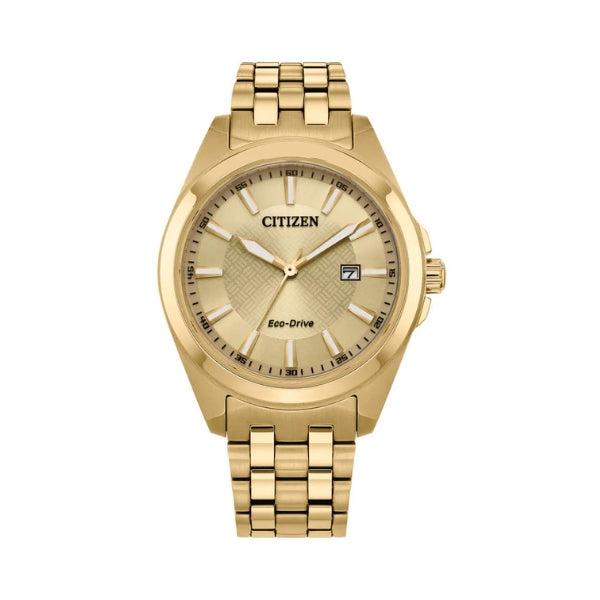 Citizen men's solar watch in gold tone