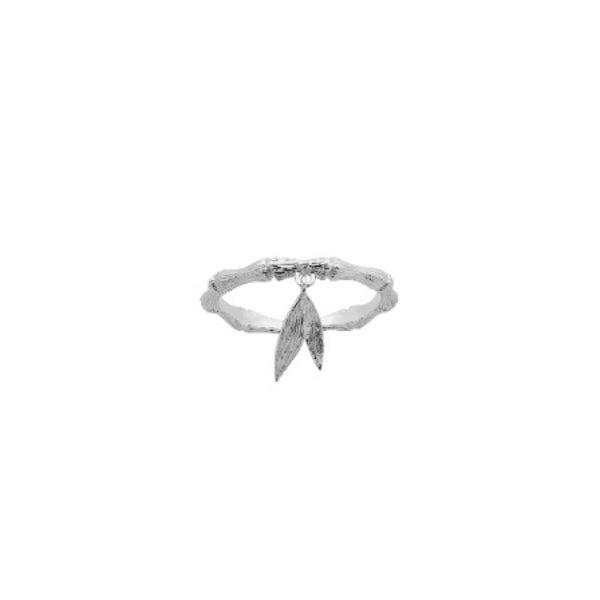 Karen Walker bamboo ring in sterling silver