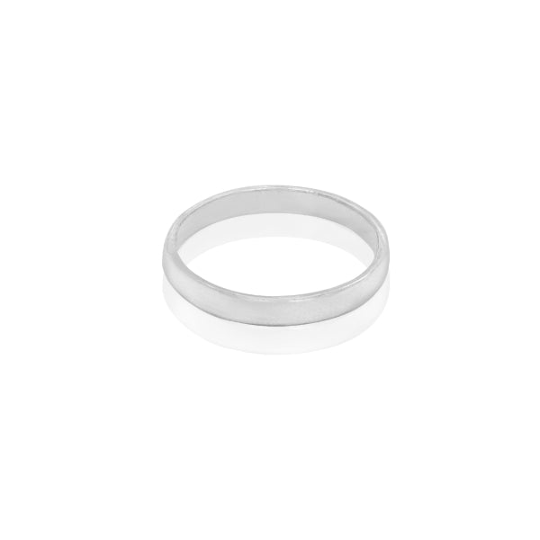 Plain band ring in sterling silver - 2.5mm