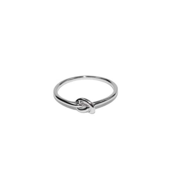 Sterling silver knot ring