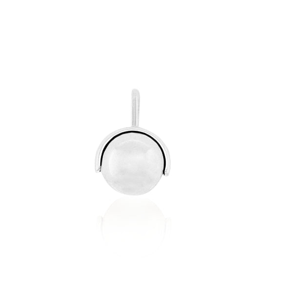 Silver Spinning Ball pendant