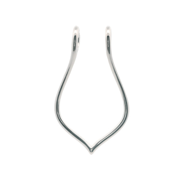 Ring holder pendant in sterling silver