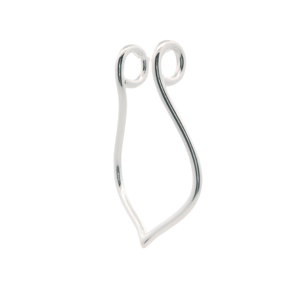 Ring holder pendant in sterling silver