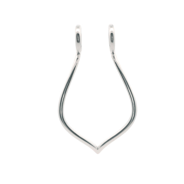 Ring holder pendant in sterling silver