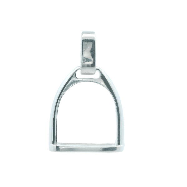 Stirrup pendant in sterling silver