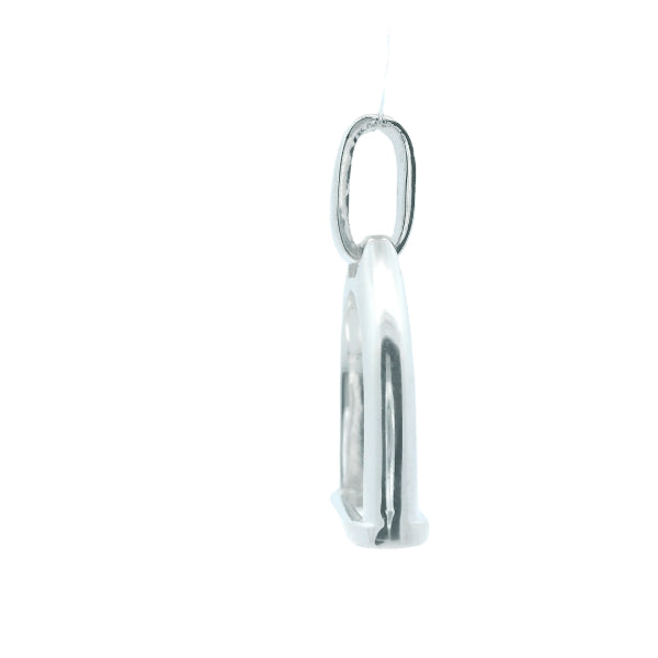 Stirrup pendant in sterling silver
