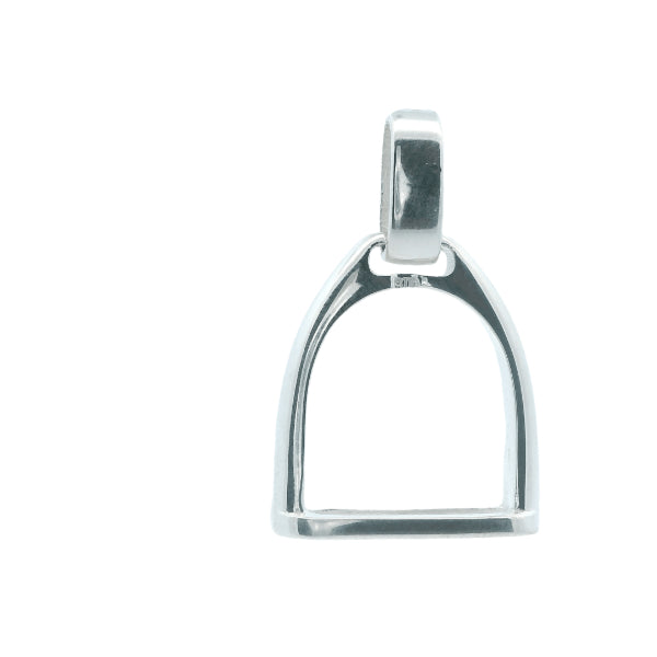 Stirrup pendant in sterling silver