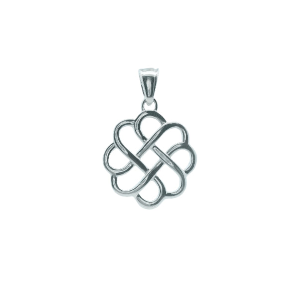 Celtic weave pendant in sterling silver