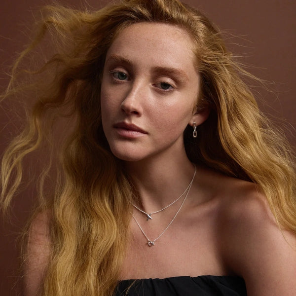 Najo eternal love heart necklace in sterling silver