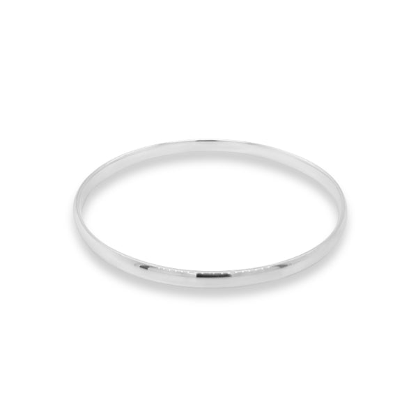 Golf bangle in sterling silver - 4mm wide