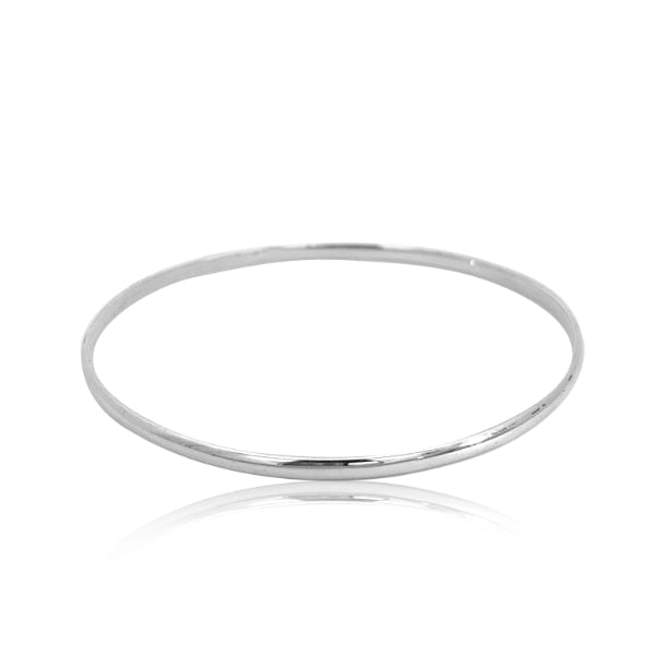 Golf bangle in sterling silver - 3mm wide