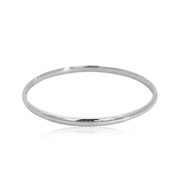 Golf bangle in sterling silver - 4mm wide