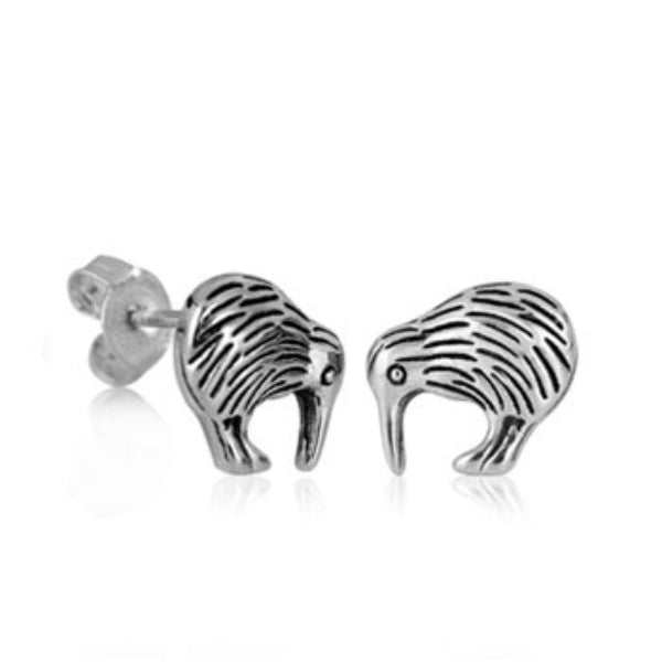 Evolve kiwi stud earrings in sterling silver