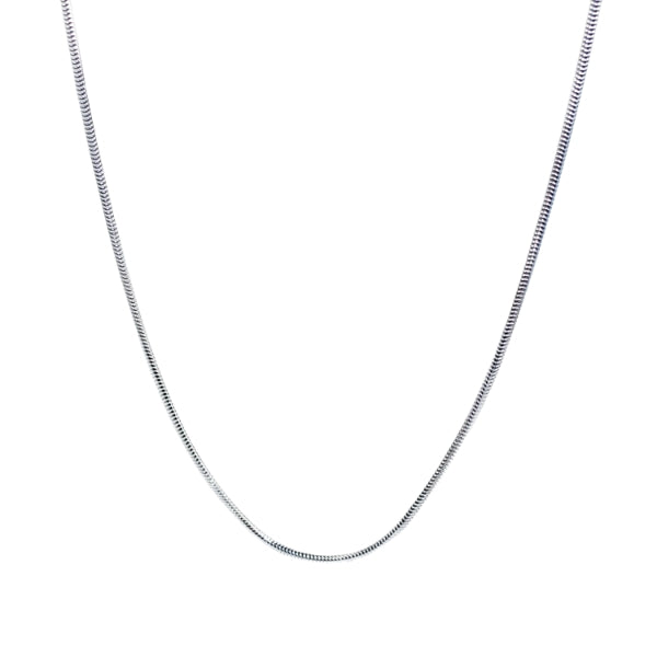 Snake chain in sterling silver - 50cm