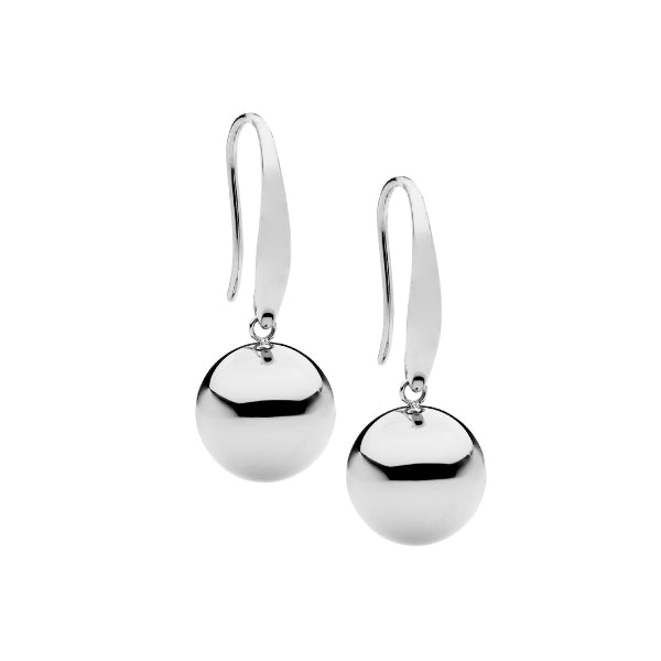 Ellani ball drops on shepherds hooks in stainless steel