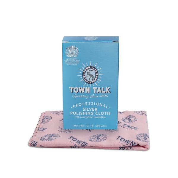 Town talk silver polishing cloth - large