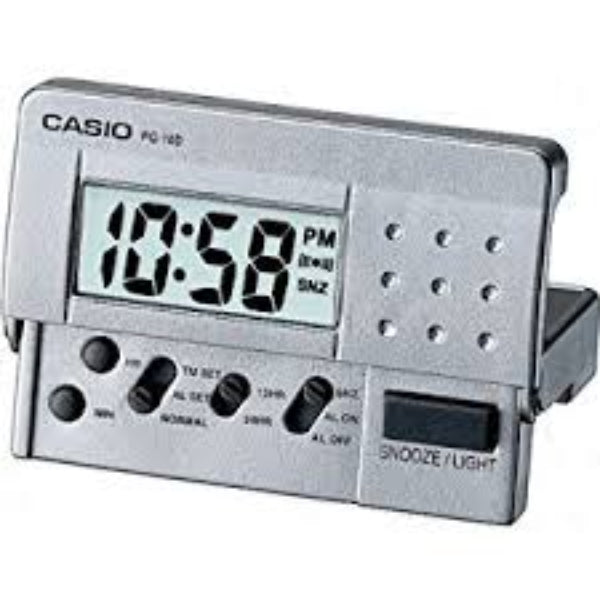 Casio small digital foldaway alarm clock