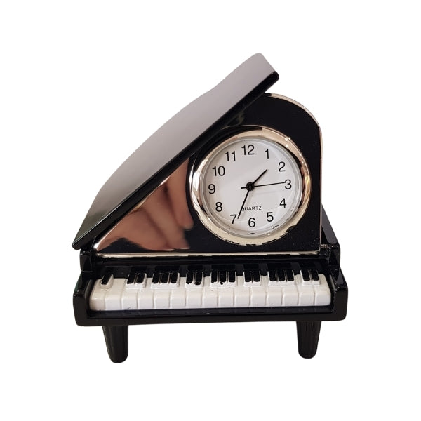 Collectable grand piano analogue clock