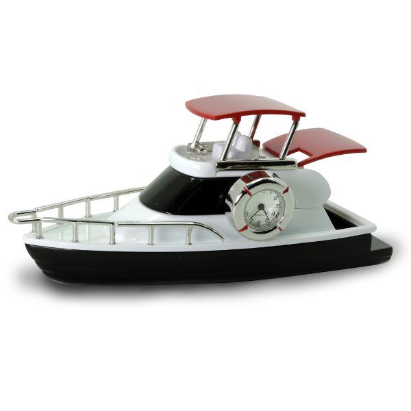 Collectable launch boat analogue clock