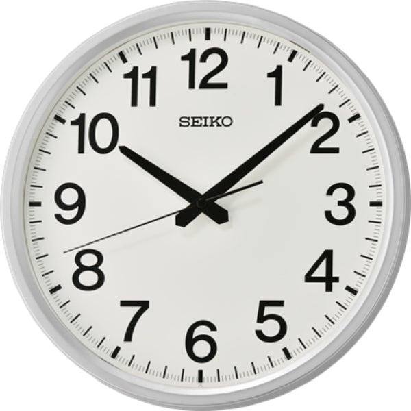 Seiko white dial wall clock