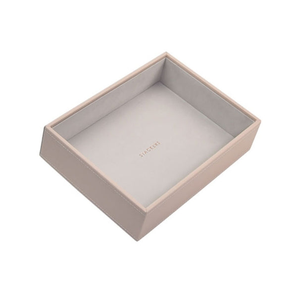 Stacker jewellery box - classic deep layer in blush