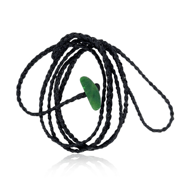 Braided Cord with greenstone toggle