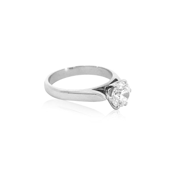 Carrie - 1.20 round brilliant diamond solitaire in 18ct white gold
