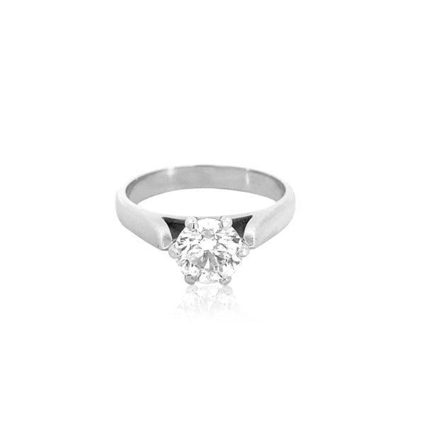 Carrie - 1.20 round brilliant diamond solitaire in 18ct white gold