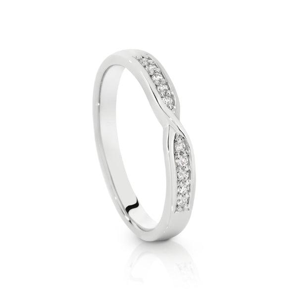 Hildie - 9ct white gold Diamond Anniversary ring
