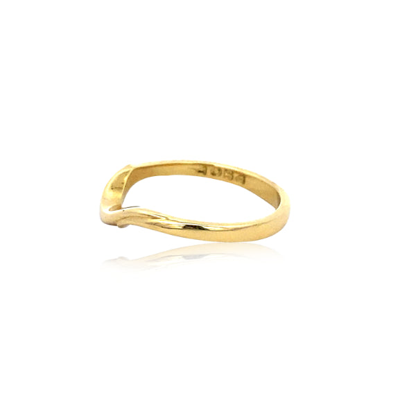 9ct yellow gold fitted wedding band - 2.2mm