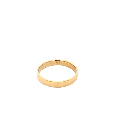 Wedding band in 9ct yellow gold - 3mm