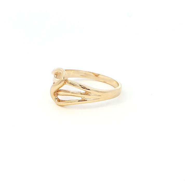 Twist ring in 9ct yellow gold